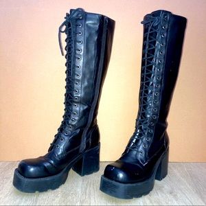 candies lace up boots